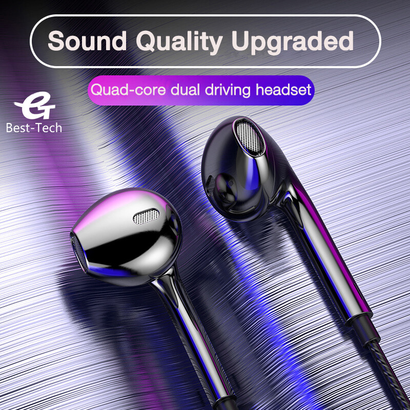 wired headphones with mic for iphone