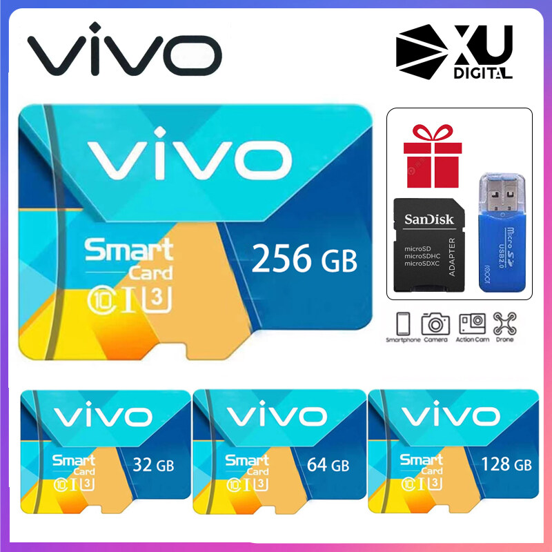 Vivo 16GB การ์ดหน่วยความจำความเร็วสูง Micro SD Card XC Microsd กล้อง