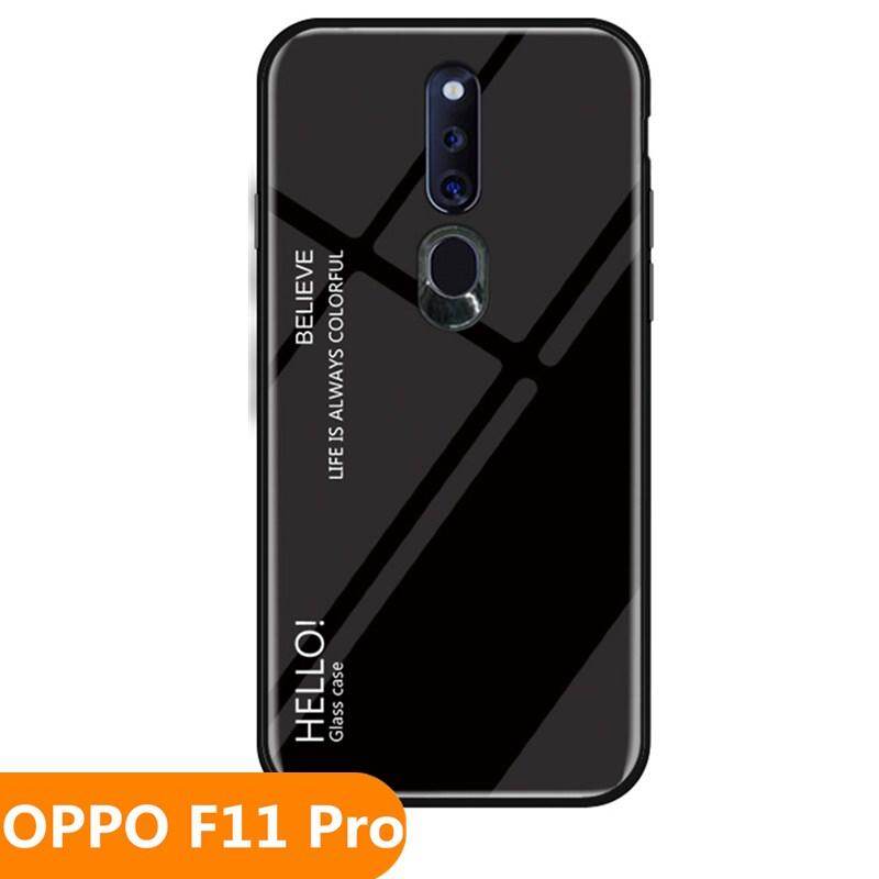 Zeallion Ốp Lưng Kính Cường Lực Gradient Cho "OPPO F11 Pro" Ốp Bảo Vệ Điện Thoại