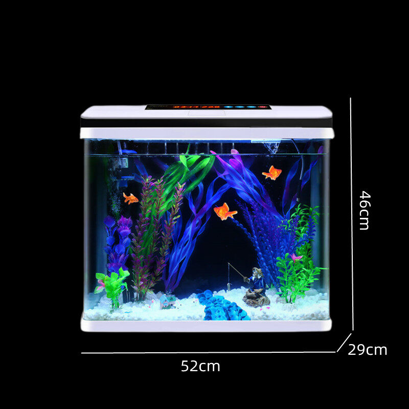 Hot Bending Ecological Tank Without Water Change Desktop Aquarium ...