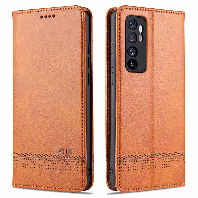 Ví Trường Hợp Ốp Mềm Cho Xiaomi Note 10 Lite Note10Lite Magnetic Pouch Có Ngăn Đựng Thẻ