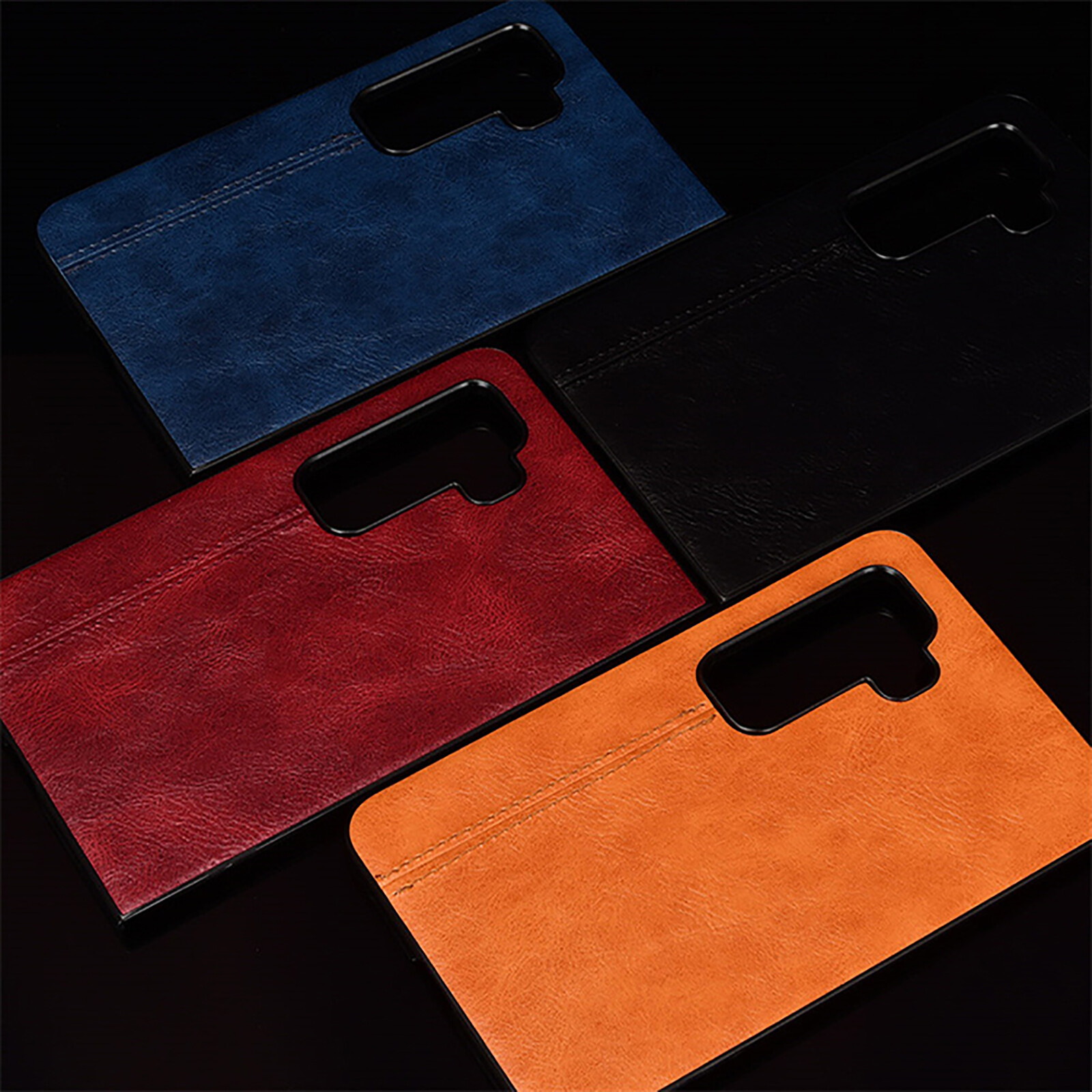 For Microsoft Surface Duo 2 Case PC Matte Leather Shockproof Slim Cover Skin