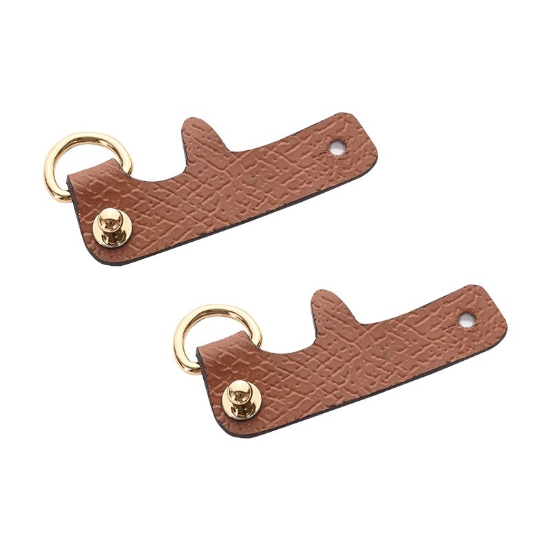 Cho Longchamp túi nhỏ da thật dây đeo vai có thể thay thế dây đeo túi nách túi đeo vai một bên Dây đeo túi Túi tự làm đấm miễn phí biến đổi phụ kiện