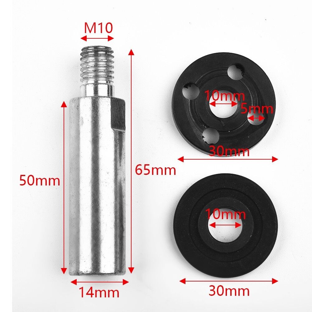 Phụ Kiện Đầu Nối Máy Mài Góc 1 * M10 Trục 14Mm, Miếng Đệm Máy Mài Góc 2 *
