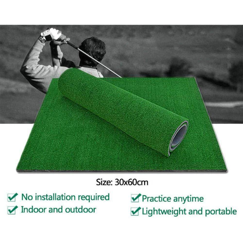 Wellsunny Thảm Cỏ Tập Chơi Gôn Đệm Tập Đánh Trong Nhà Đệm Phụ Kiện Hỗ Trợ Tập Golf Mini Ngoài Trời Sân Sau