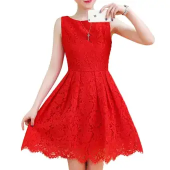 2020 Summer Teen Girl Lace Dress For Attend Formal Wedding Party