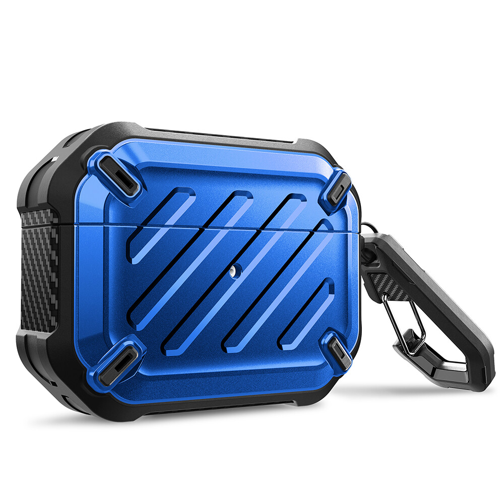 SUPCASE Unicorn Beetle Pro Series Case Designed for Airpods Pro Full-Body Rugged Protective Case with Carabiner for AirPods Pro
