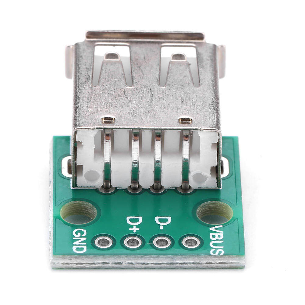 10Pcs USB USB Breakout Board Type A Female Socket Breakout Board 2.54mm Pitch Adapter Connector DIP