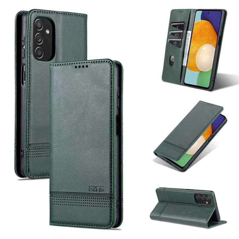 Wallet case for Samsung Galaxy M52 5G magnetic flip cover with card slot money pocket