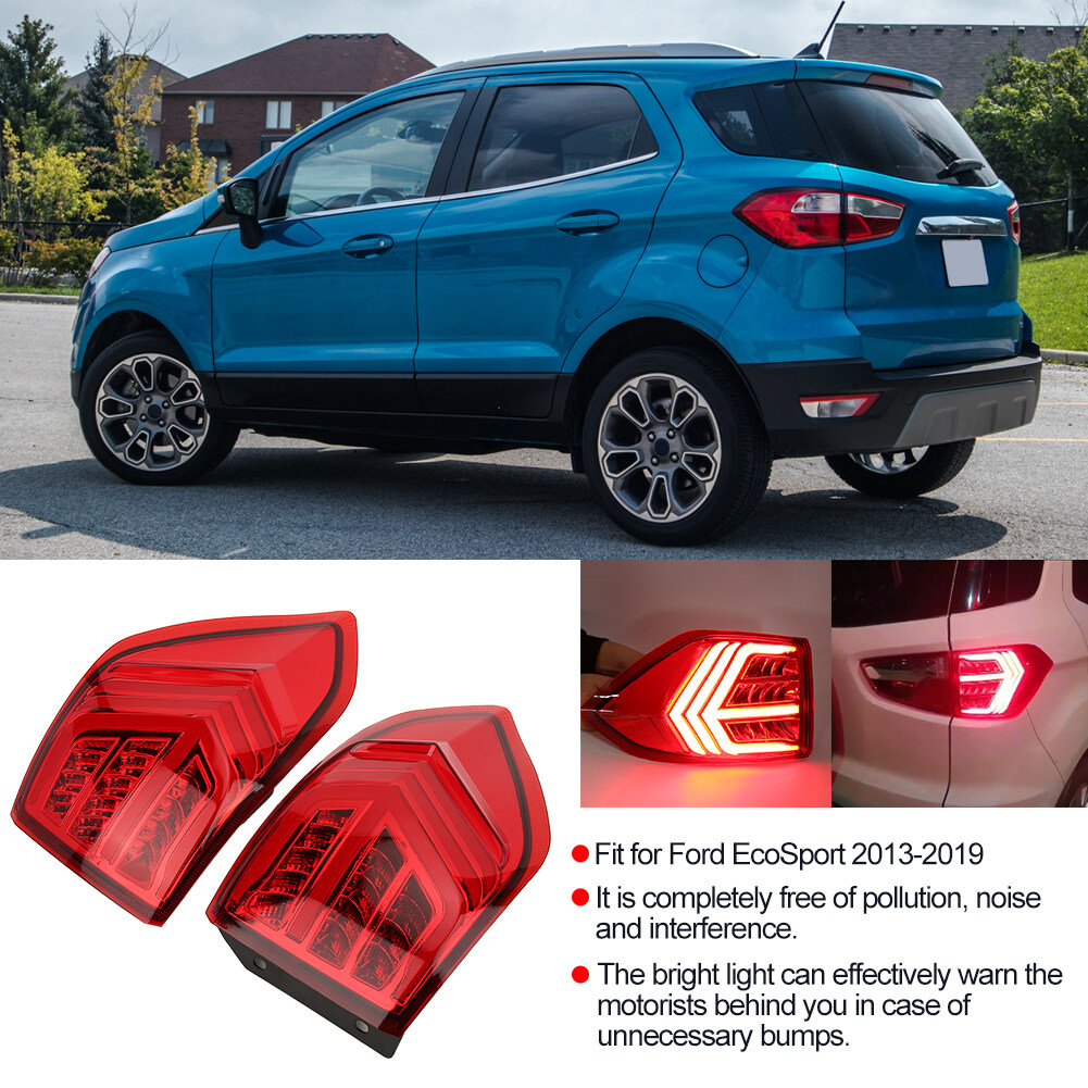 ไฟท้ายรถยนต์LED 2 คู่,อุปกรณ์เสริมสำหรับFord EcoSport 2019-