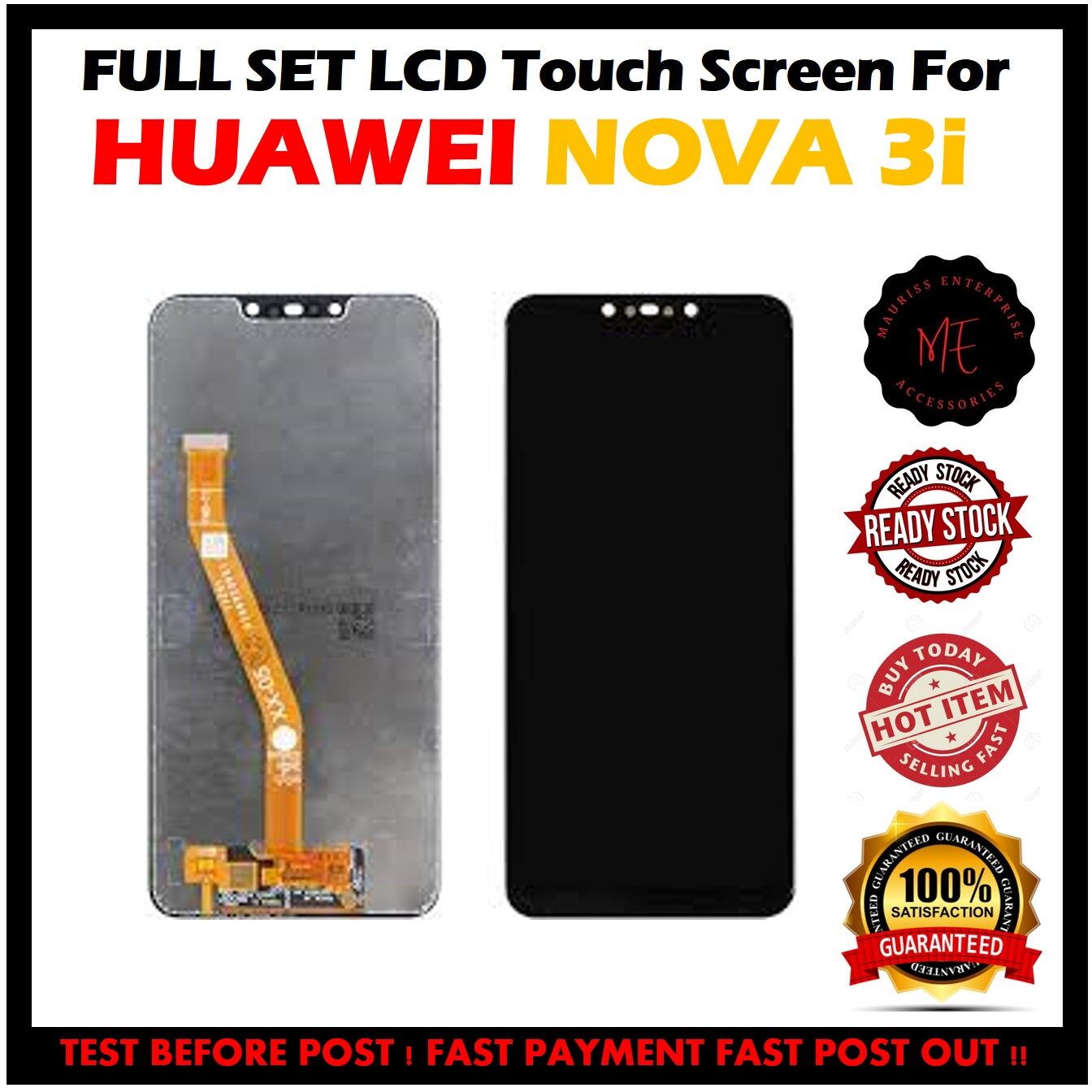 huawei nova 3i touch screen not working