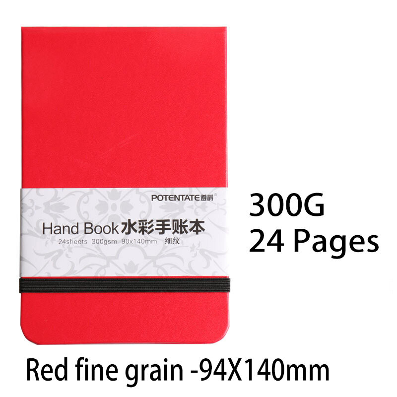 Potentate 300gsm 24 Sheets Watercolor Pad Sketch Stationery Notebook For Drawing Marker Sketch Book Memo Pad Notebook Stationery