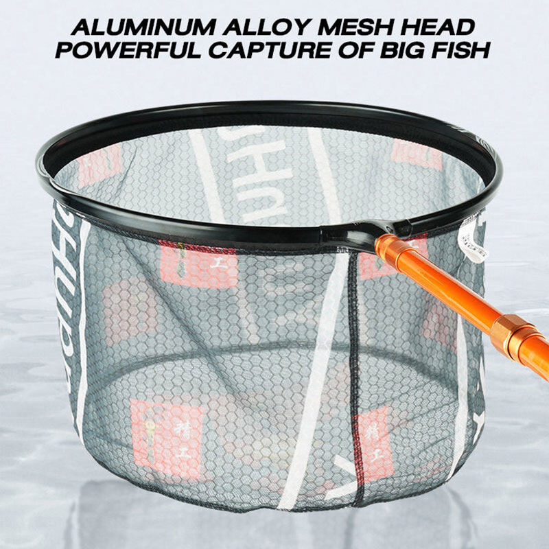 LIZARD Nylon net head, anti-hook, ultra-light fishing net pocket, fishing dense net