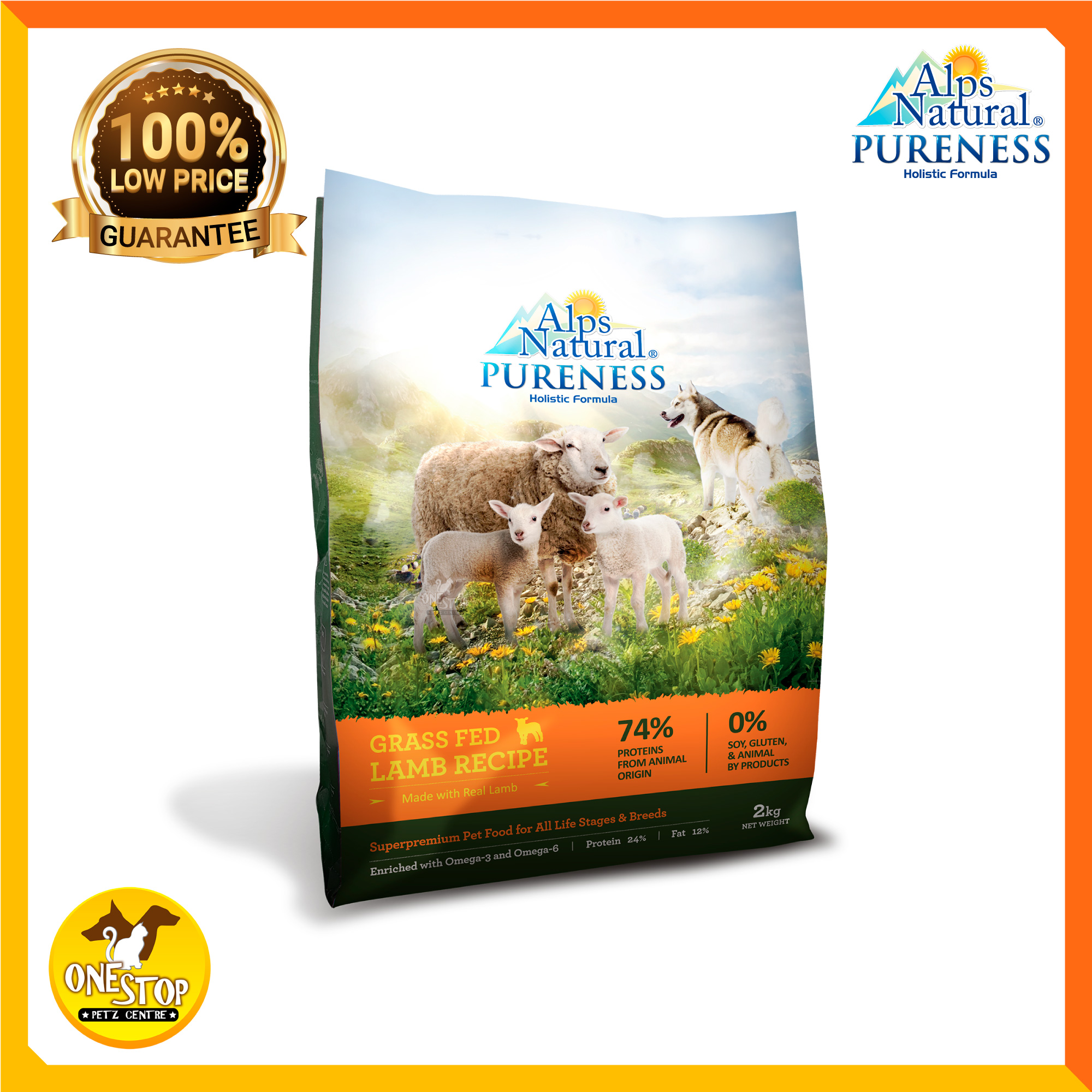 ALPS Natural Pureness Grass Fed Lamb Recipe 2KG Lazada
