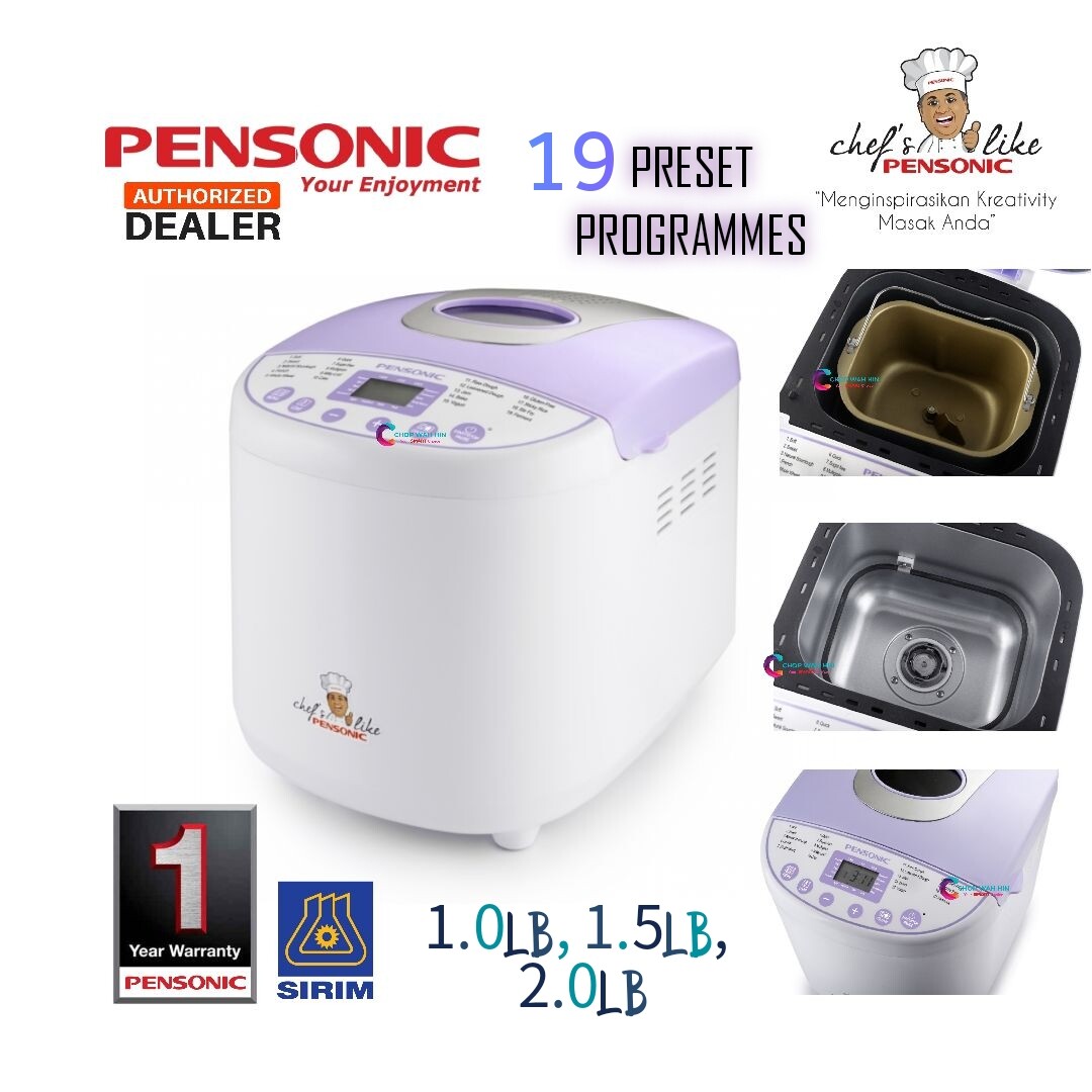 pensonic bread maker function