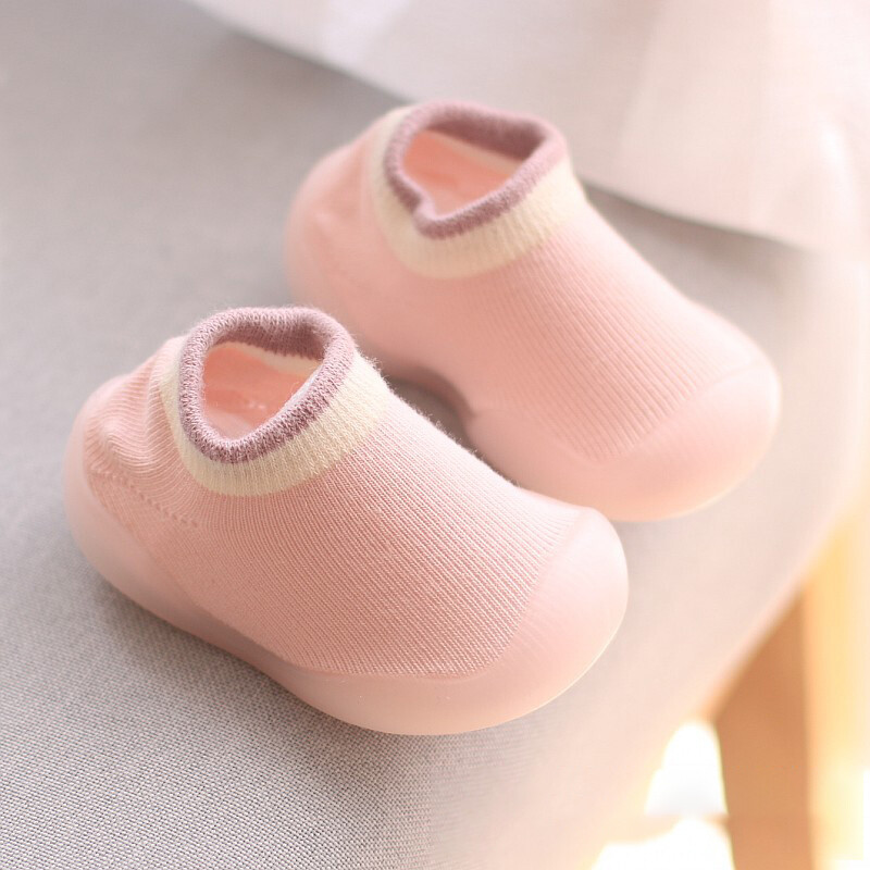 Sonkpuel Baby Socks Shoes Infant Color Matching Cute Kids Boys Shoes Doll Soft Soled Child Floor Socks Shoes Toddler Girls First Walkers