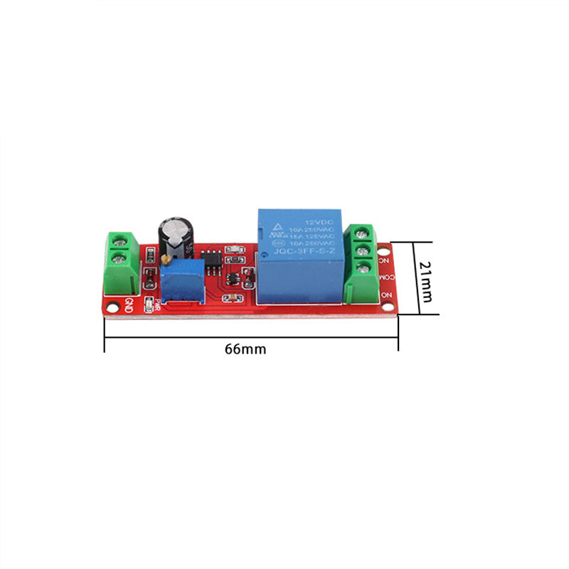 Rơle Hẹn Giờ Trễ Ngắt Kết Nối Rơle Mô-đun Công Tắc Trễ Thời Gian DC 12V Cho Robot & Xe Thông Minh Tự Làm Điện Tử