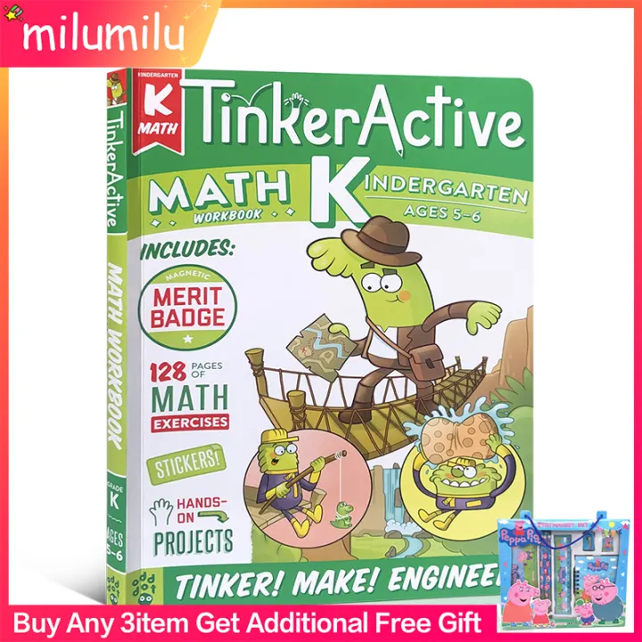 Original Popular Books Tinkeractive Workbooks: Kindergarten Math Colouring English Activity Picture Booka | Lazada Singapore