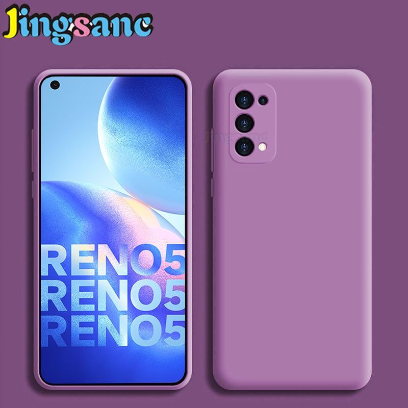 Jingsanc For OPPO Reno5/Reno5 5G/Reno5 Marvel Edition/Reno5 Pro 5G/Reno 4Z 5G/Reno 2/Reno 2F Phone Case Fashion Cute Camera Protection Anti-Fall Casing Soft TPU Liquid Silicone Shockproof Back Cover For OPPO Reno 5