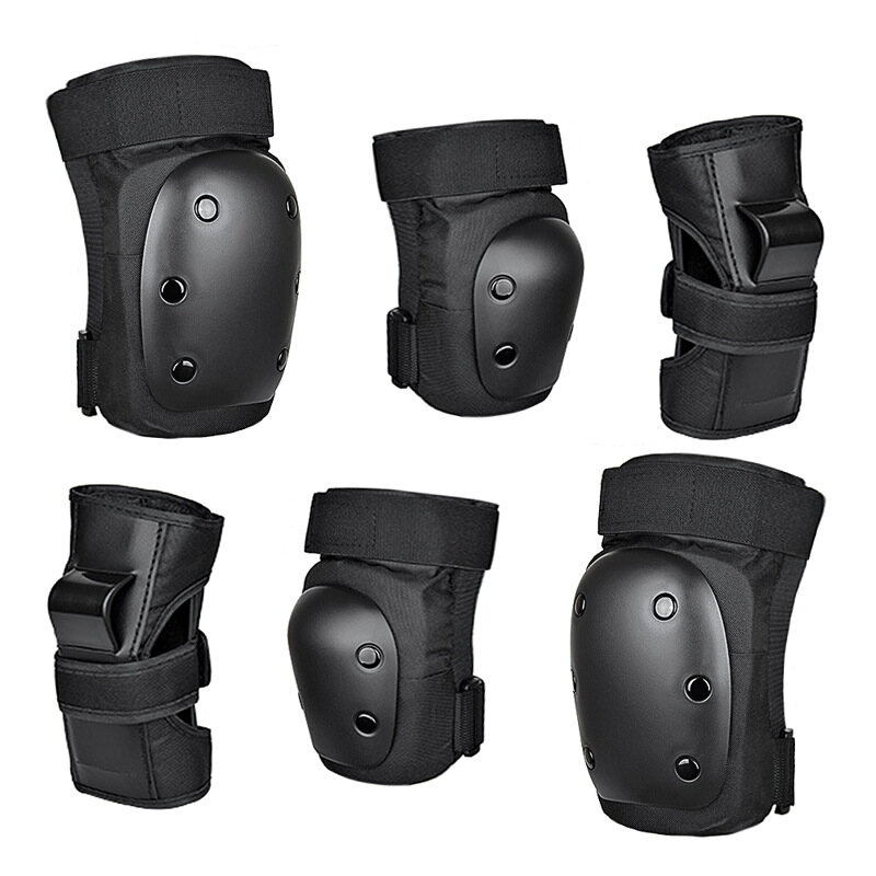 Outdoor Sports Y Store 6PCs Protective Gear Set for Kids/Youth/Adult Knee Pads Elbow Pads Wrist Guards Skateboarding Rollerblading Roller Skating bike