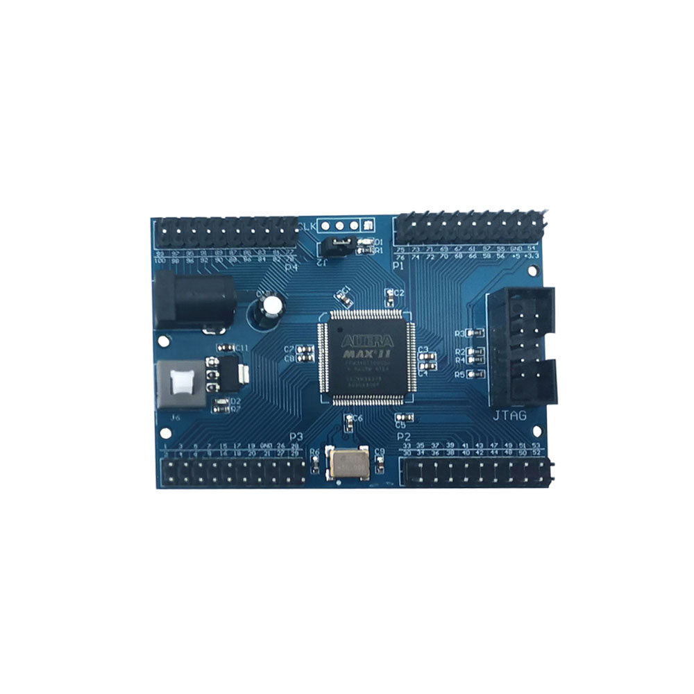 Epm240t100 cpld development board altera max ii system board 5v on-board 50mhz active crystal oscillator jtag interface