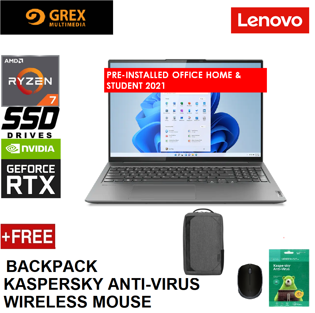 LENOVO YOGA SLIM 7 PRO 16ARH7 82UW001SMJ LAPTOP (RYZEN 7 6800HS,16GB ...