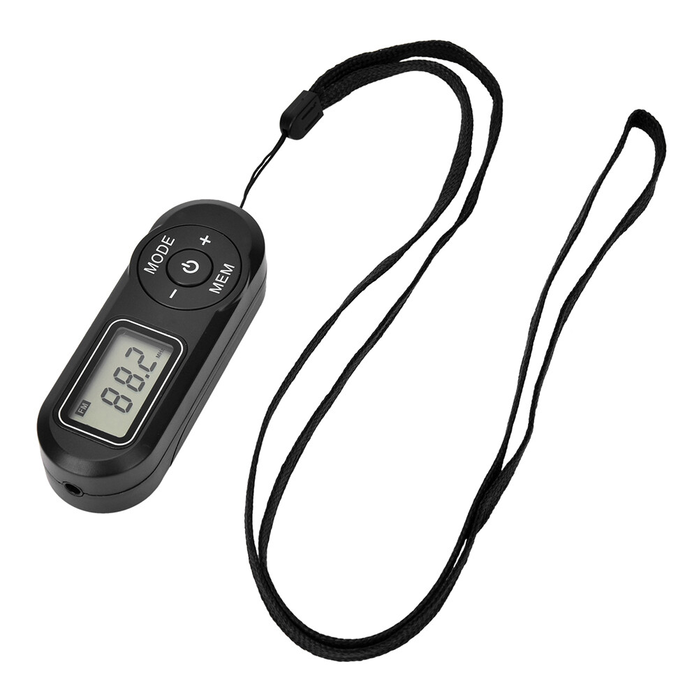 LCD Digital Display Mini Pocket Radio Retro Rechargeable FM Player Receiver