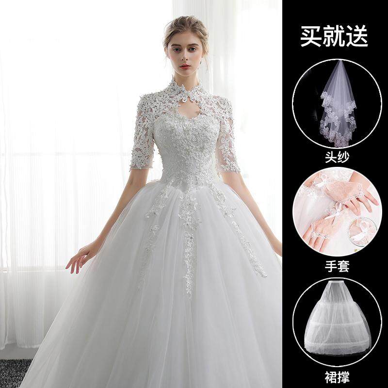 Main Wedding Dress For Women 2019 New Style Conservative Douyin