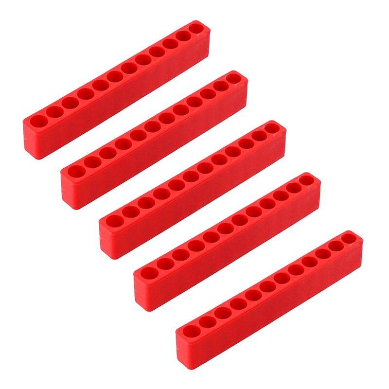 Screwdriver 6/12 Holes Hex Shank Bit Holder Plastic Head Storage Case Tool Soft Durable Classification Household Item
