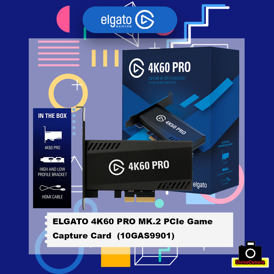 Carte D’acquisition Elgato 4K60 Pro – Occasion, Port HDMI, état Correct