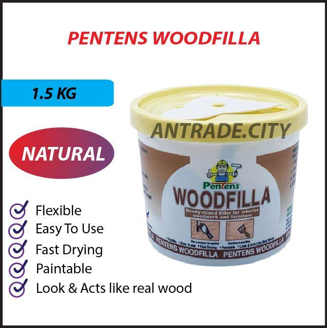 Pentens Woodfilla 500gm & 1.5kg / Wood Filler Filling Cracks & Holes