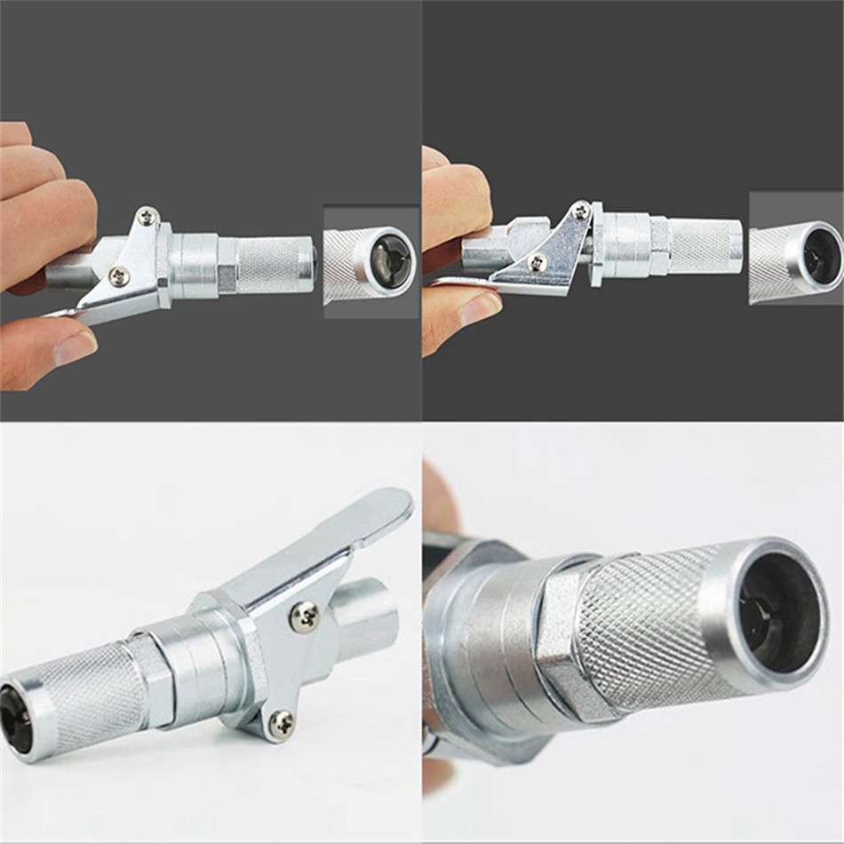 First Generation Grease Coupler High Pressure 12,000 PSI Fast Locking Releasing Heavy Duty Fitting Oil Pump Accessories