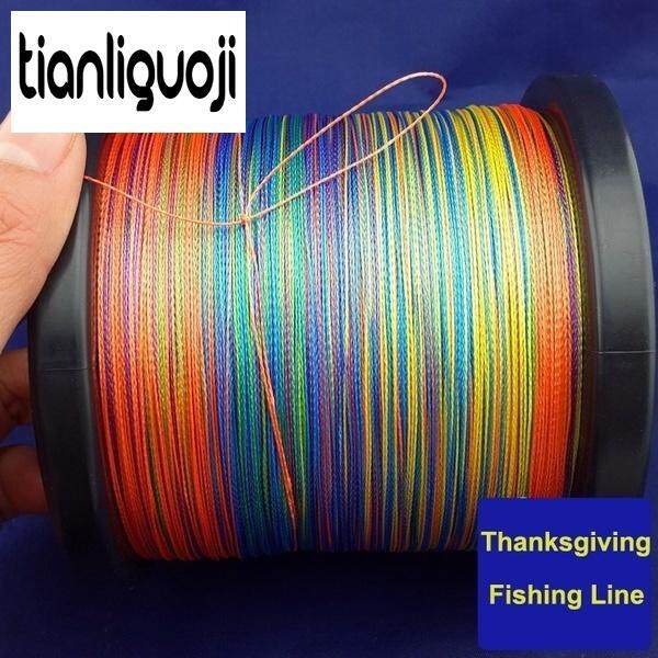 Tg Spectra Ligne Yar Ligne ใหม่ 500m 4 Strands Braided เอ็นตกปลาเส้นใยกลุ่มแข็งแรงลวด 10-80lb