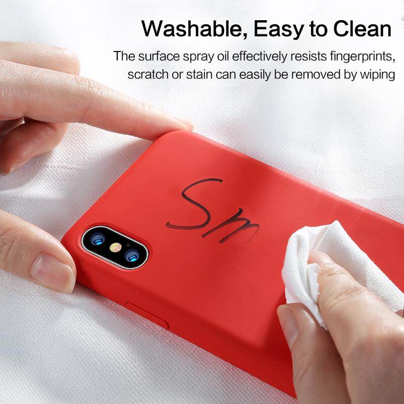 SmartDevil Liquid Silicone Silky LSR Phone Case, Flex Pure Cases Soft Smooth Cell Phone Back Cover For Apple iPhone XS MAX