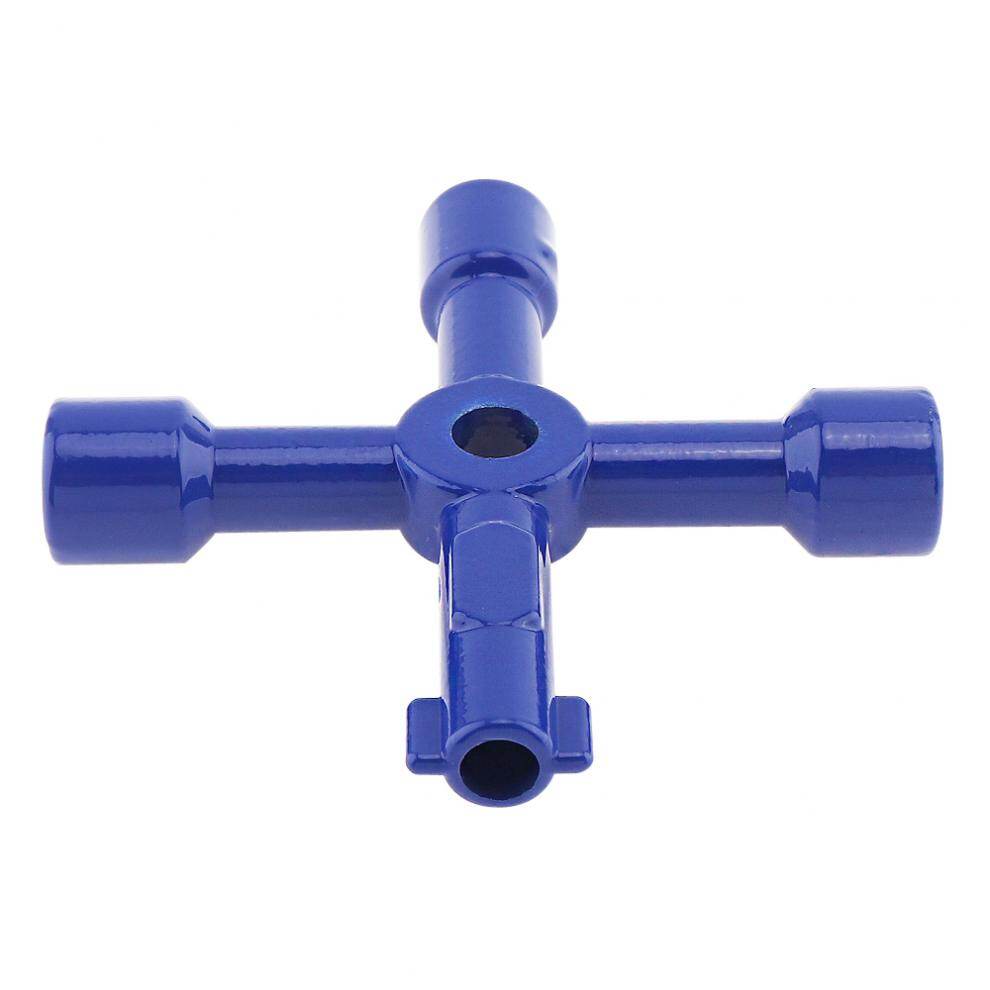 ChgImposs Multi-function 4 In 1 Cross Triangle Key Wrench Universal Inside Plumber for Cabinet Train Elevator