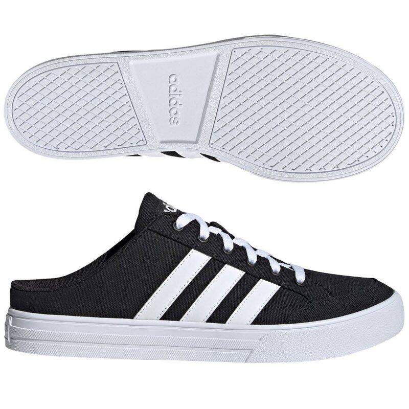 Adidas Unisex VS Set Mule FX4850 Black / White Shoes | Lazada PH