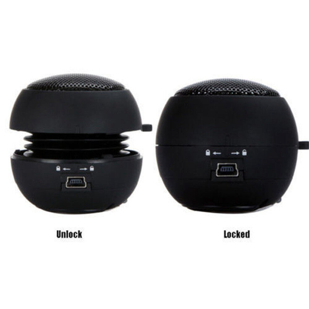 Music Player for Phone PC Mini 3.5mm Jack Wired Amplifier Bluetooth Hamburger Speaker Sound Box