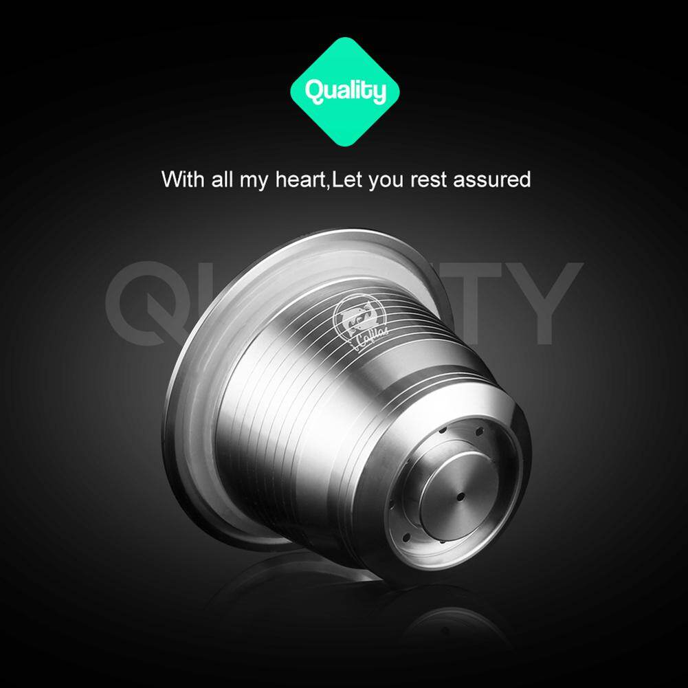 Reusable Stainless Steel Coffee Capsule Cup Nespresso Coffee Filter Set