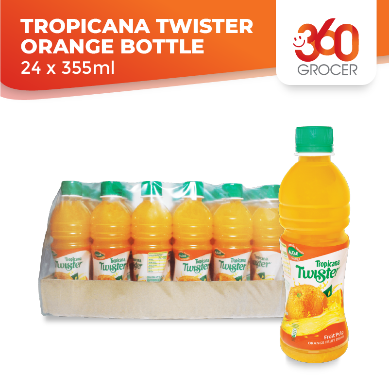 TROPICANA TWISTER FRUIT DRINK 24 x 355ml Lazada