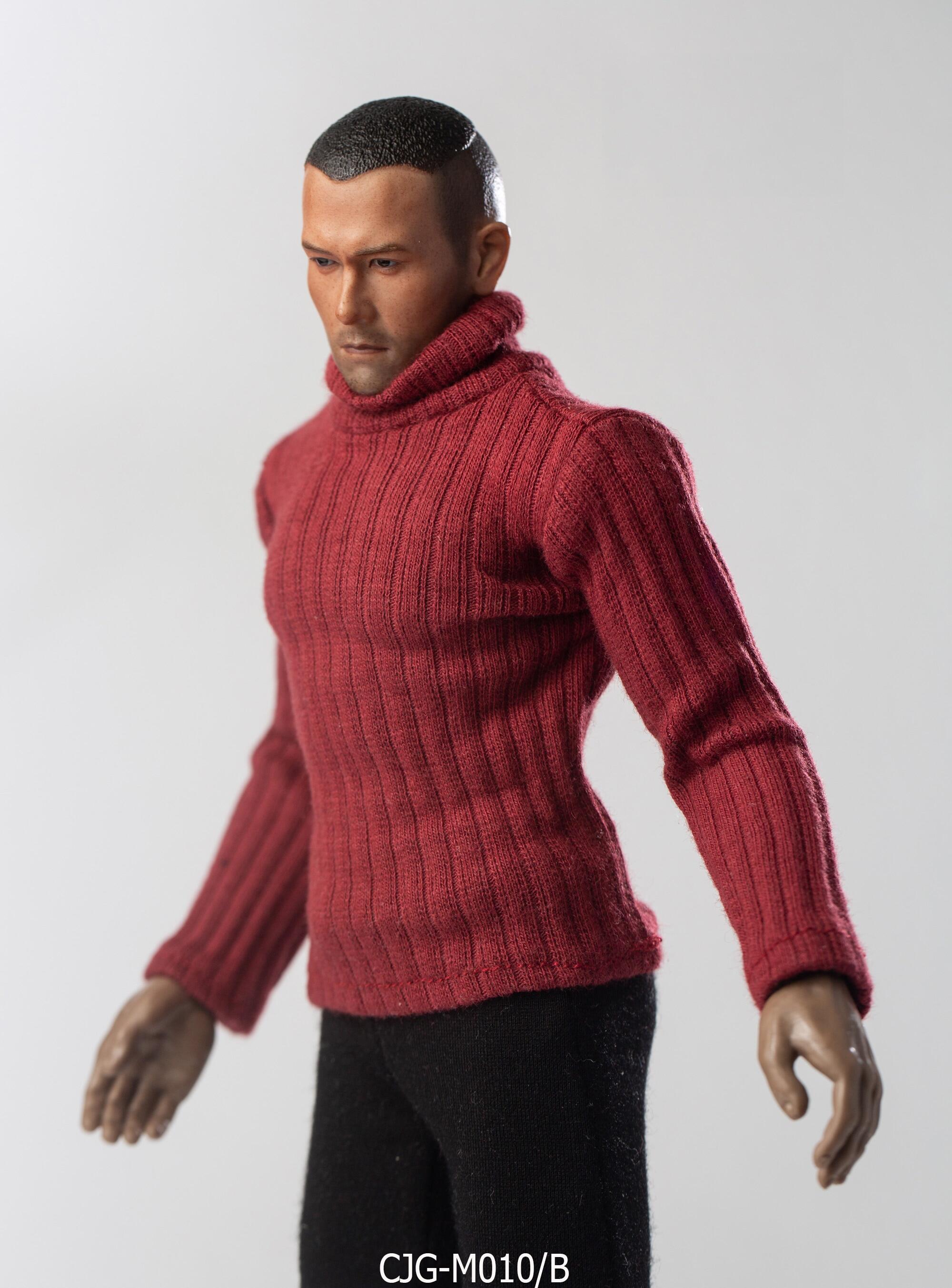 1/6 Black Turtleneck Sweater & Stockings Clothes Accesory ZYTOYS  F 12'' Figure 