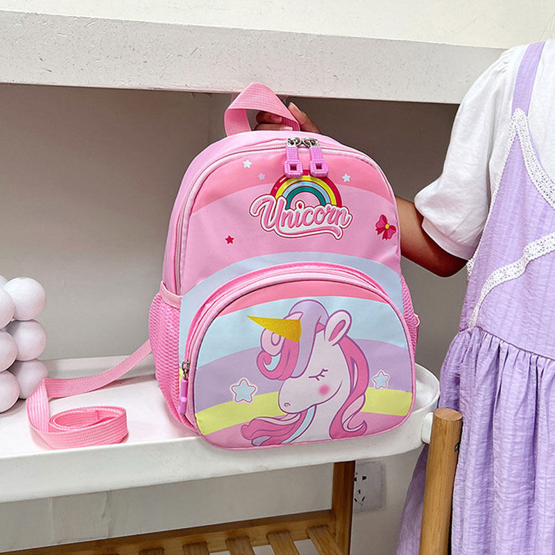 HOBIBEAR Kids anti-lost backpack kindergarten backpack cartoon little dinosaur leash backpack