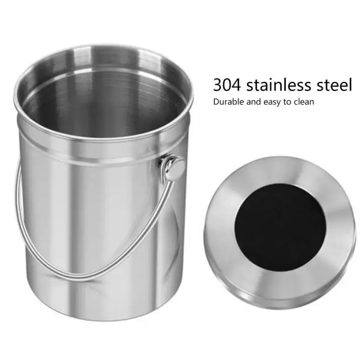 Sealavender Stainless Steel Compost Bin Environmental Indoor