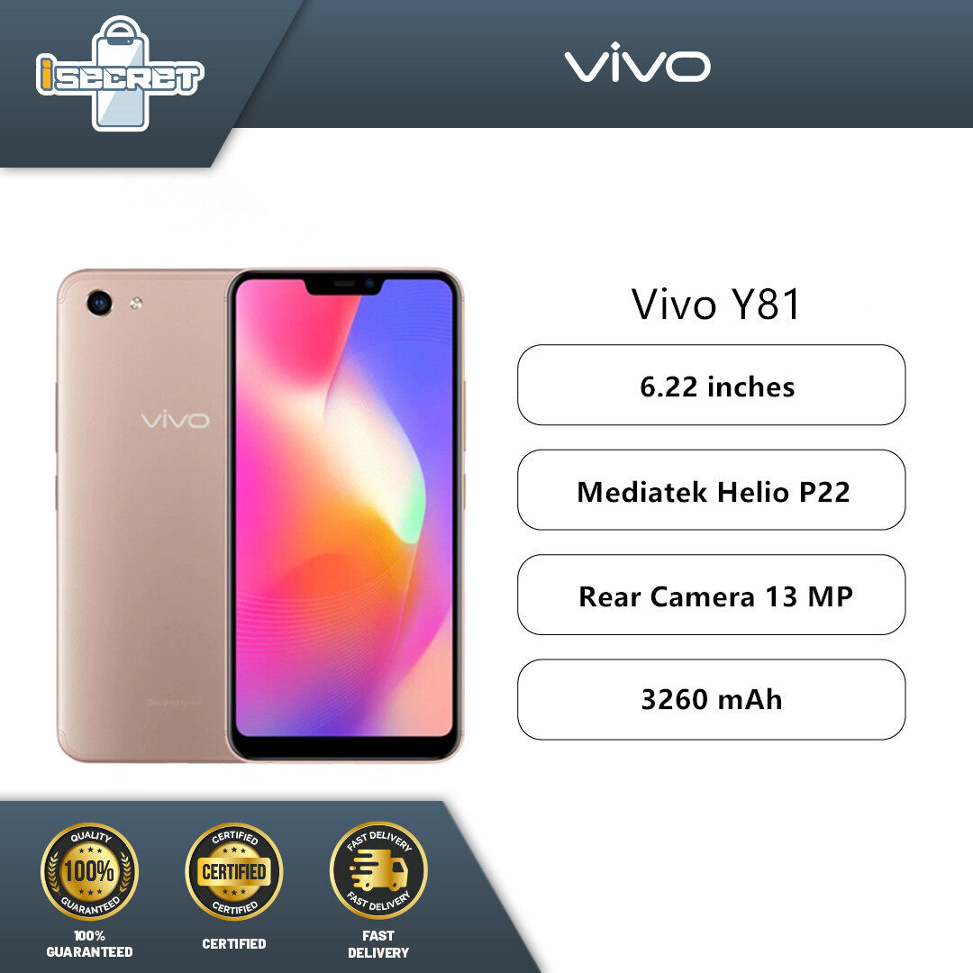 vivo y81 camera megapixel