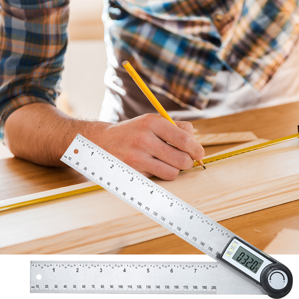 High Precision Digital Angle Finder Multi-Purpose Measuring Ruler Meters