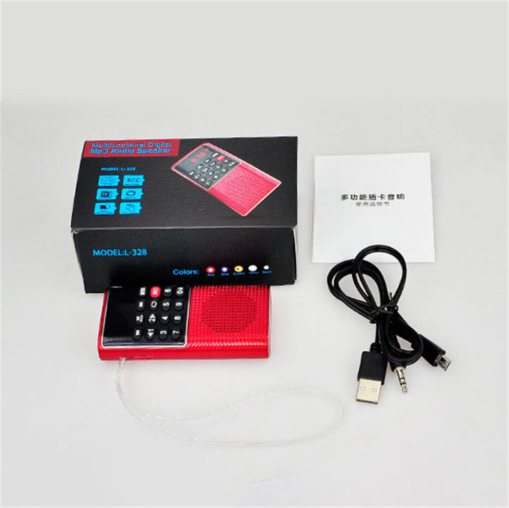 Mini Speaker Digital Voice Recorder USB Rechargeable MP3 Player TF Multifunctional Speaker