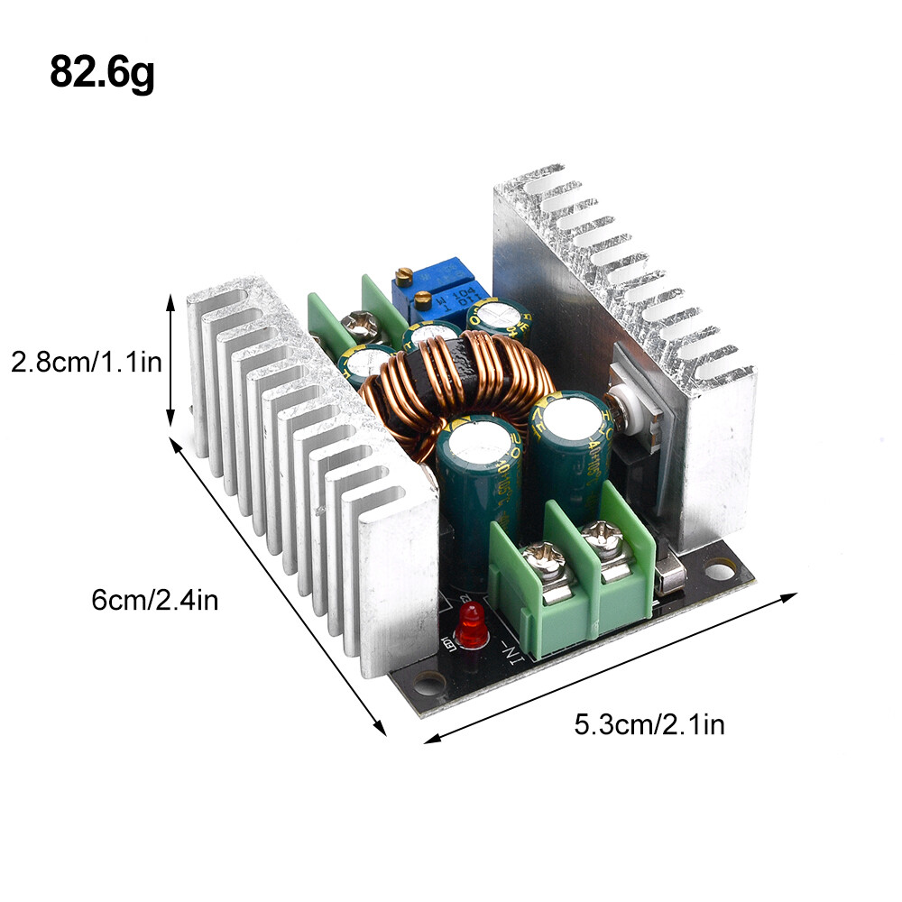 diymore 300w/500w 20A dc-dc  converter buck step down constant current module led driver power step down voltage module electrolytic capacitor