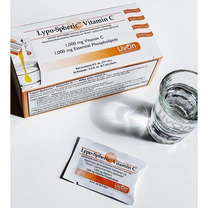 减肥 Livon Liposomal Lypo Spheric Vitamin C 1000mg [1box Of 30 Sachets] Lazada