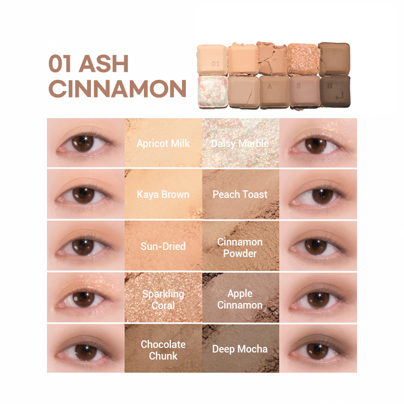 Bảng phấn mắt Lilybyred Mood Keyboard Eye Shadow Palette 12 Colors