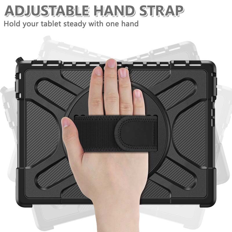 Ốp Chống Sốc Cho Surface Pro 8 Ốp Giá Đỡ Xoay Có Dây Đeo Tay