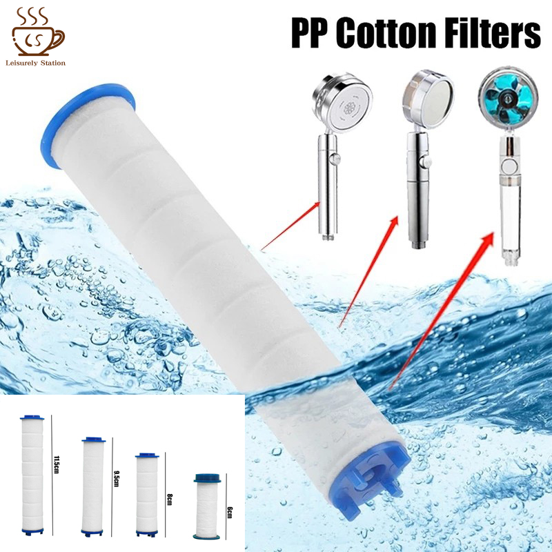 Đầu vòi sen Bộ lọc thay thế PP Bộ lọc bằng bông Cartridge phụ kiện phòng tắm nước cho cầm tay Vòi xịt nhà tắm